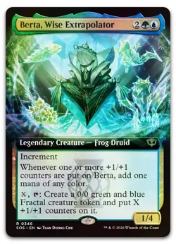 Berta, Wise Extrapolator (Extended Art) #346 (Foil) NM Secrets of Strixhaven - Image 1