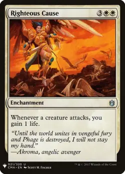 Righteous Cause [The List Reprints] 21 NM - Image 1