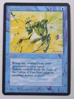 MTG Reconstruction Beta NM/Unplayed Magic the Gathering Vintage - Image 1