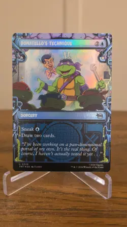 Donatello's Technique (Showcase) Teenage Mutant Ninja Turtles 228 Foil - Image 1