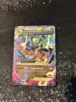 Pokemon TCG: M Rayquaza EX (61) Ultra Rare 61/108 Roaring Skies - Image 1
