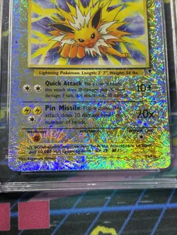Pokemon 2002 Legendary Collection Reverse Holo #14 Jolteon CGC 9 - Image 3