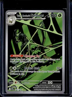 2025 Pokemon Destined Rivals Team Rocket's Spidops #187/182 - Image 1