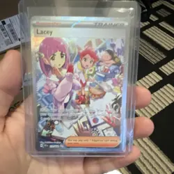 Pokemon TCG Sv07: Stellar Crown Lacey 139/142 Holo Full Art Ultra Rare ENG - Image 1