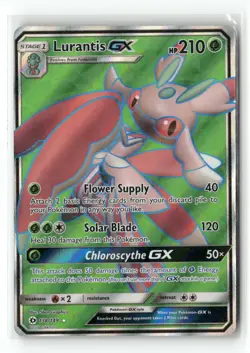 Lurantis GX (Full Art) 138/149 Holo Ultra Rare SM Base Set Pokemon Holo NM - Image 1