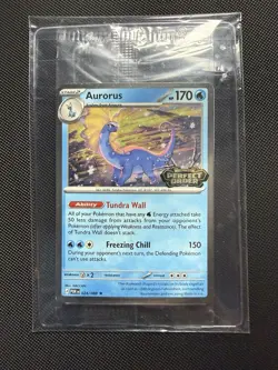 Aurorus 024/088 SEALED Pokemon Stamped Holo Promo Perfect Order English TCG - Image 3