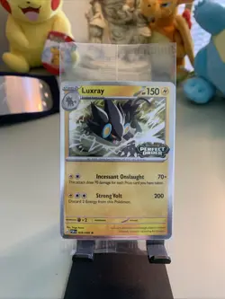 Luxray (Perfect Order Stamped) 028/088 Pokemon w/ Holo Swirl - Image 2