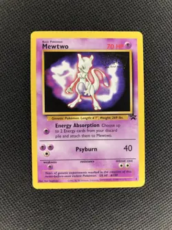 1999 Pokemon Mewtwo Gold Stamped Black Star Promo #3 - Image 1
