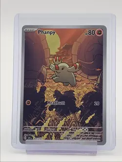 PHANPY 2024 POKEMON S&V SURGING SPARKS ILLUSTRATION RARE A 205/191 Q0588 - Image 1