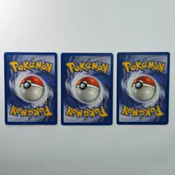 Pokemon TCG Poliwag Base Set #59/102 3-Card Lot WOTC Vintage 1999 - Image 2