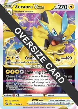 Zeraora VSTAR - SWSH265 - Oversized Jumbo Card - Pokemon - Image 1