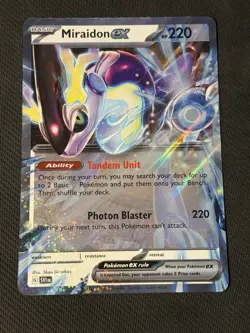 Miraidon ex Scarlet & Violet Promo Pokemon Oversized Jumbo - Image 1