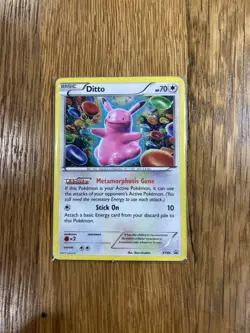 Ditto (Pikachu) – 2016 Generations Promo – Holo – HP/Heavily Played – Pokemon TC - Image 1