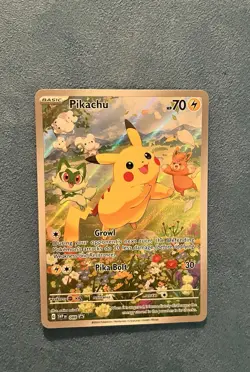 Pokemon Pikachu SVP 088 Scarlet & Violet Promo Full Art Holo Basic 70 HP - Image 1