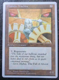 MTG Alternate 4th Edition Diabolic Machine Mint Unplayed Magic The Gathering - Image 1