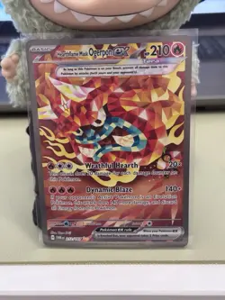 Pokemon Hearthflame Mask Ogerpon ex 212/167 SAR Holo Sv06 Twilight Masquerade - Image 1