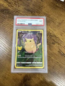 PokemonTCG 2021 Celebrations Pikachu #5/25 PSA 9 - Image 1