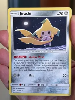POKEMON JIRACHI 99/181 RARE (NON HOLO) TEAM UP NM CARD - Image 1