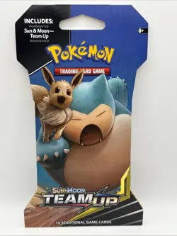 Pokemon TCG Sun & Moon Team Up Sleeved Booster Pack New Sealed 820650804878 - Image 1