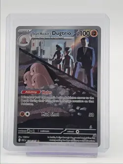 TEAM ROCKET'S DUGTRIO 2026 POKEMON ASCENDED HEROES ILLUSTRATION RARE Q0588 - Image 1