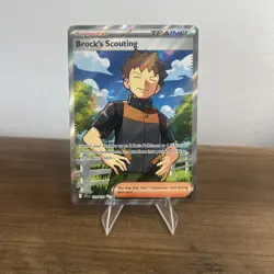 Brock's Scouting (179/159) FULL ART HOLO - Pokemon Journey Together - Image 1