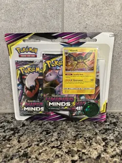 Pokemon Sun & Moon Unified Minds 3-Pack Blister Sealed - Image 1