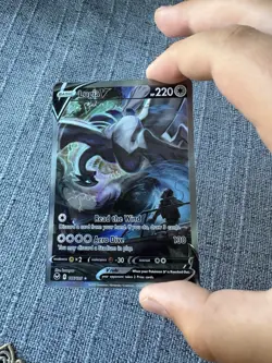 2022 Pokemon Lugia V (Alt Full Art) 186/195 SWSH Silver Tempest UNGRADED - Image 1
