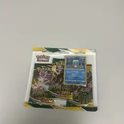 POKEMON SWORD SHIELD EVOLVING SKIES 3-PACK Blister BOOSTER EISCUE PROMO SEALED ‘ - Image 2