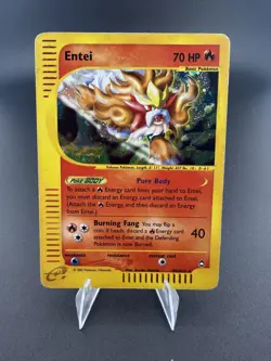 Entei H8/H32 - Aquapolis 2002 E-Reader - Holo Rare - Pokemon TCG - Image 1