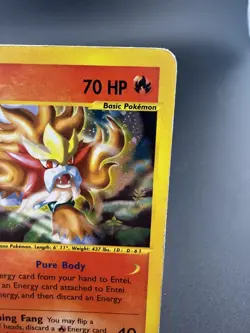 Entei H8/H32 - Aquapolis 2002 E-Reader - Holo Rare - Pokemon TCG - Image 4