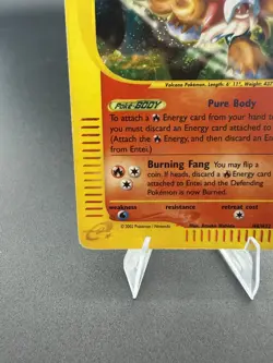 Entei H8/H32 - Aquapolis 2002 E-Reader - Holo Rare - Pokemon TCG - Image 5