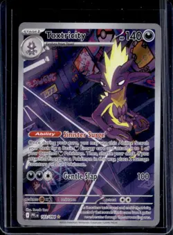 2025 Pokemon Phantasmal Flames Toxtricity Illustration Rare #103/094 - Image 1