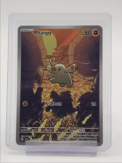 PHANPY 2024 POKEMON S&V SURGING SPARKS ILLUSTRATION RARE 205/191 Q0588 - Image 1