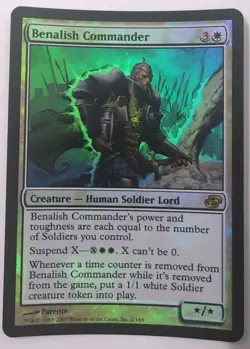 MTG Benalish Commander Foil M/NM Planar Chaos Magic The Gathering - Image 1