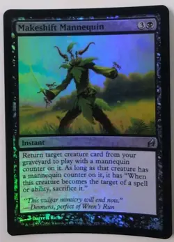 MTG Makeshift Mannequin FOIL Mint Unplayed Lorwyn Magic the Gathering - Image 1