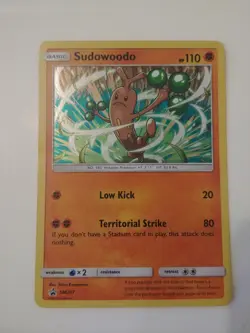 Pokemon TCG - Sudowoodo SM207 - Holo Black Star Promo - Sun & Moon - Near Mint - Image 1