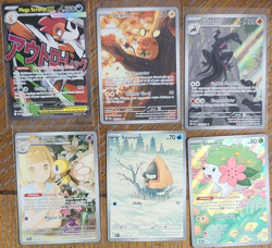 Nintendo Pokemon TCG Full Art Foil Lot 6 Mega Scrafty EX Dedenne Salazzle - Image 1