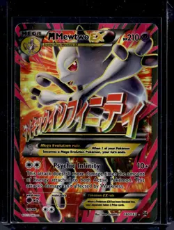 M Mewtwo EX - 160/162 / XY Breakthrough *Front Creased 2015 (HP) / Pokemon TCG - Image 1