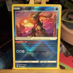 Radiant Greninja 046/189 Astral Radiance Radiant Rare Holo Pokemon TCG MINT - Image 1