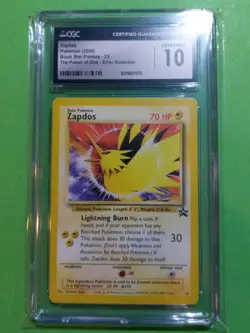 Zapdos 23 Wizards Black Star Promo Pokemon, CGC 10 GEM MINT - Image 1