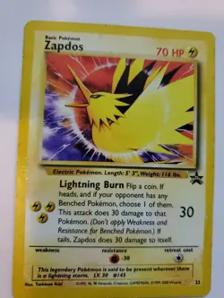 Zapdos Promo Pokemon Base Jungle Fossil WOTC - Image 1