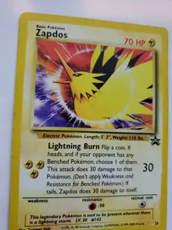 Zapdos Promo Pokemon Base Jungle Fossil WOTC - Image 3