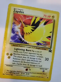 Zapdos Promo Pokemon Base Jungle Fossil WOTC - Image 4