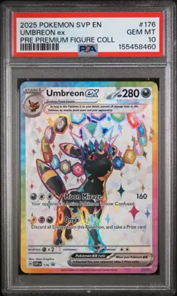 Umbreon Ex Pokemon Svp En-Sv Black Star Promo 176 NM PSA 10 - Image 1