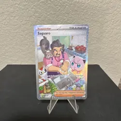Pokemon TCG Saguaro 270/193 SV02: Paldea Evolved Special Illustration Rare Holo - Image 1