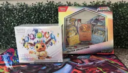 Pokemon TCG Prismatic Evolutions Elite Trainer Box And Poster Collection Sealed - Image 1