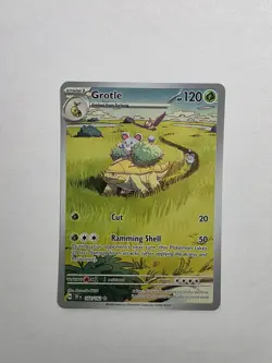 Pokemon Grotle Illustration Rare Holo 164/162 SV05 Temporal Forces - Image 1