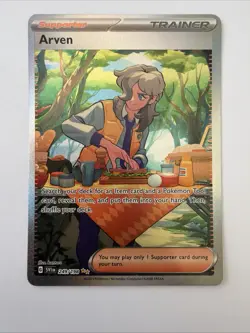 Pokemon 2023 Scarlet & Violet Base Arven 249/198 SIR NM - Image 1
