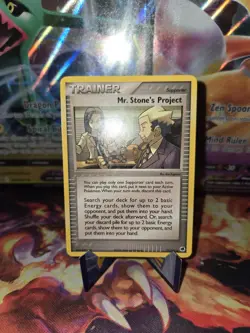 Pokemon TCG EX Dragon Frontiers 77/101 Mr. Stone's Project LP - Image 1