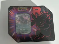 Pokemon TCG Team Rocket Nidoking Destined Rivals Tin Brand New Factory Sealed - Image 1